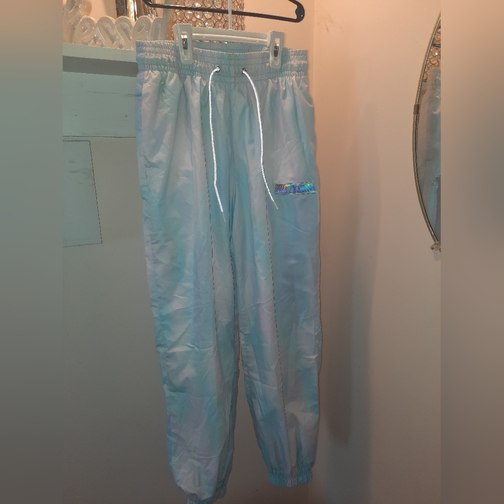 Nike Womens Iridescent Blue Joggers